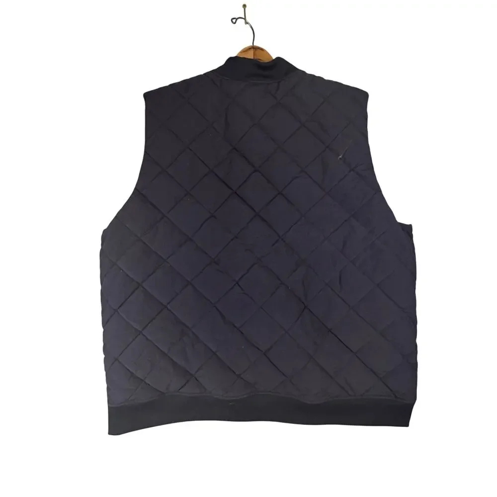 The North Face Cuchillo Vest Mens XXL‎ Navy Blue Quilted Insulated Sherpa Lined